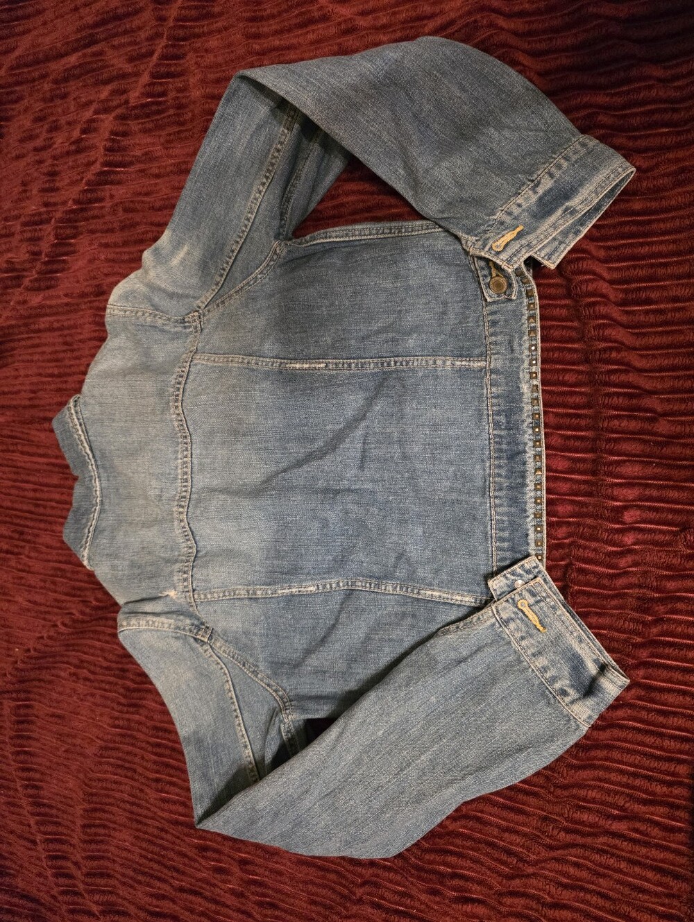 Womens american eagle denim jacket size XL - Picture 4 of 4